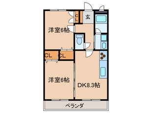 ＨＵＩＳ　ＷＡＳＳＥＮＥＲの物件間取画像